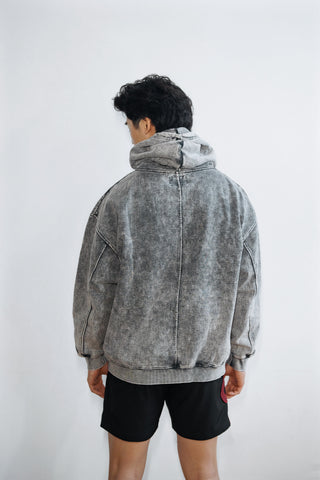 Born to Bang Acid Wash Hoodie